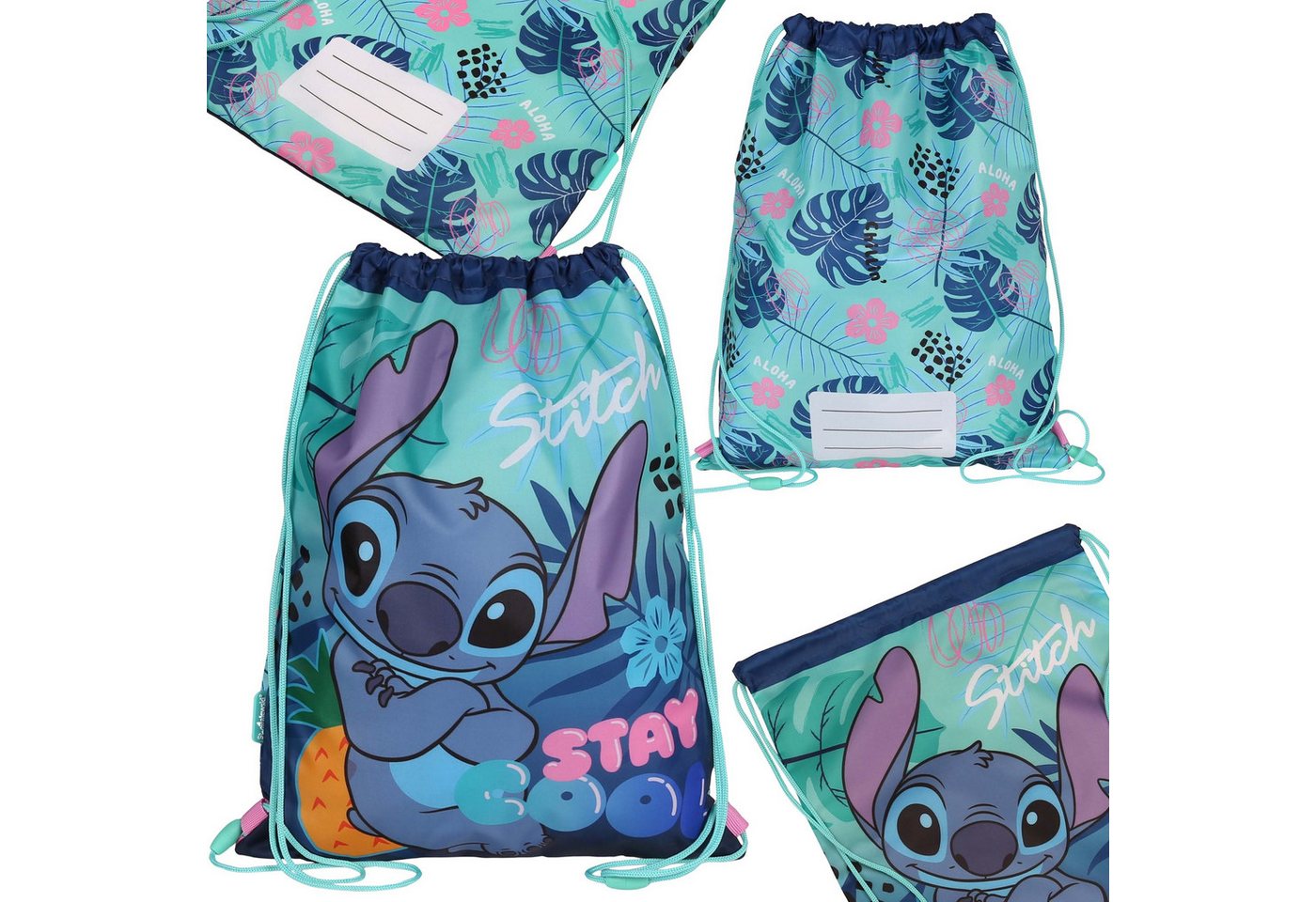 Sarcia.eu Turnbeutel DISNEY Stitch Turnbeutel bunt 31x42 cm für Kinder & Sportunterricht Sarcia.eu Turnbeutel DISNEY Stitch Turnbeutel bunt 31x42 cm für Kinder & Sportunterricht von Sarcia.eu