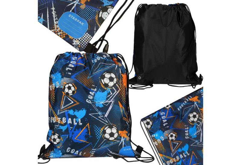Sarcia.eu Turnbeutel Fußball Kinderschuhbeutel Sportunterricht, Schulbeutel TRAININGSTASCHE von Sarcia.eu