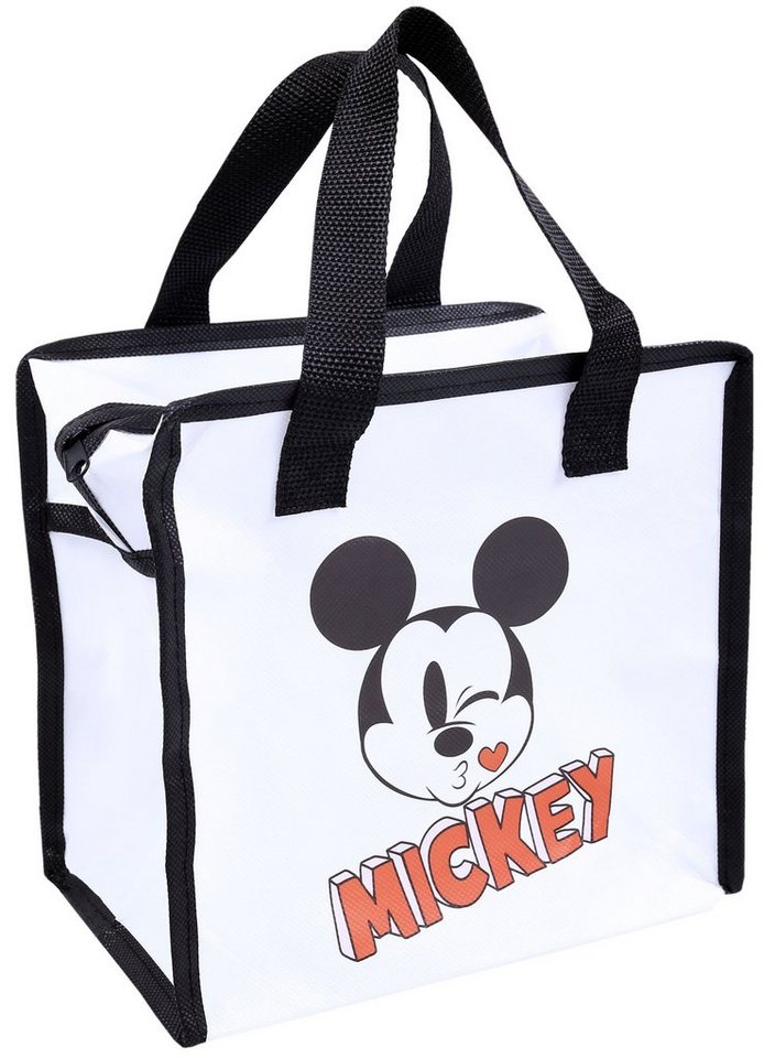 Sarcia.eu Umhängetasche Kleine, weiße Mehrwegtasche/Strandtasche Stofftasche Mickey von Sarcia.eu