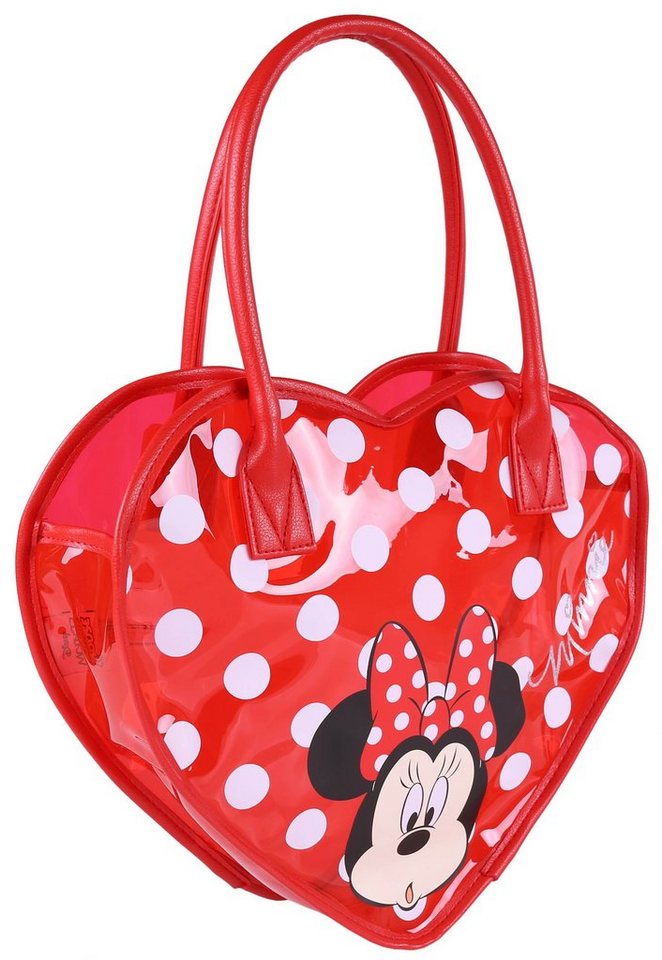 Sarcia.eu Umhängetasche DISNEY Minnie Mouse Mädchenhafte rote Handtasche in Herzform von Sarcia.eu