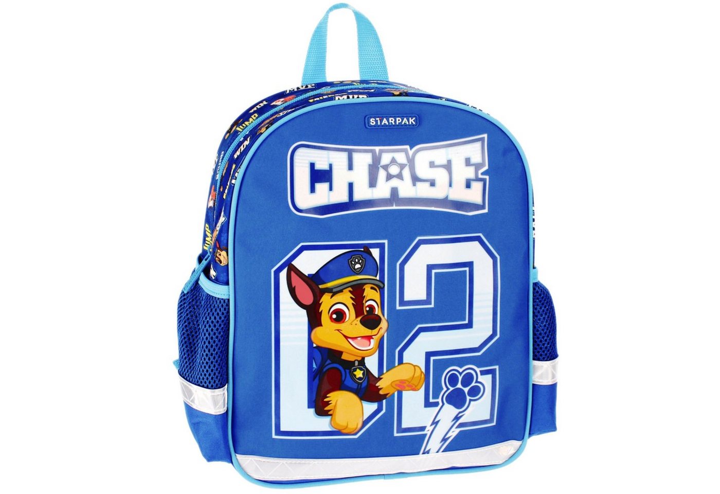 Sarcia.eu Vorschulranzen Paw Patrol Chase, Kindergartenrucksack, Jungen, reflektierend von Sarcia.eu