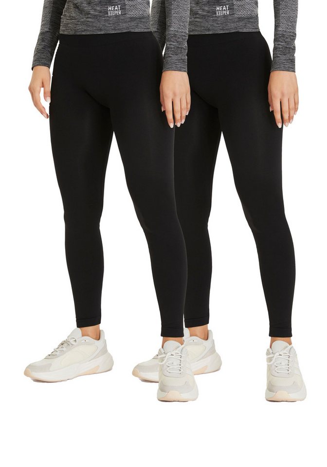 Sarlini Leggings (2er Pack) blickdicht und mit hohem Bund von Sarlini