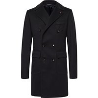 Sartoria Latorre Zweireihiger Wollmantel mit Kaschmiranteil in 46 von Sartoria Latorre