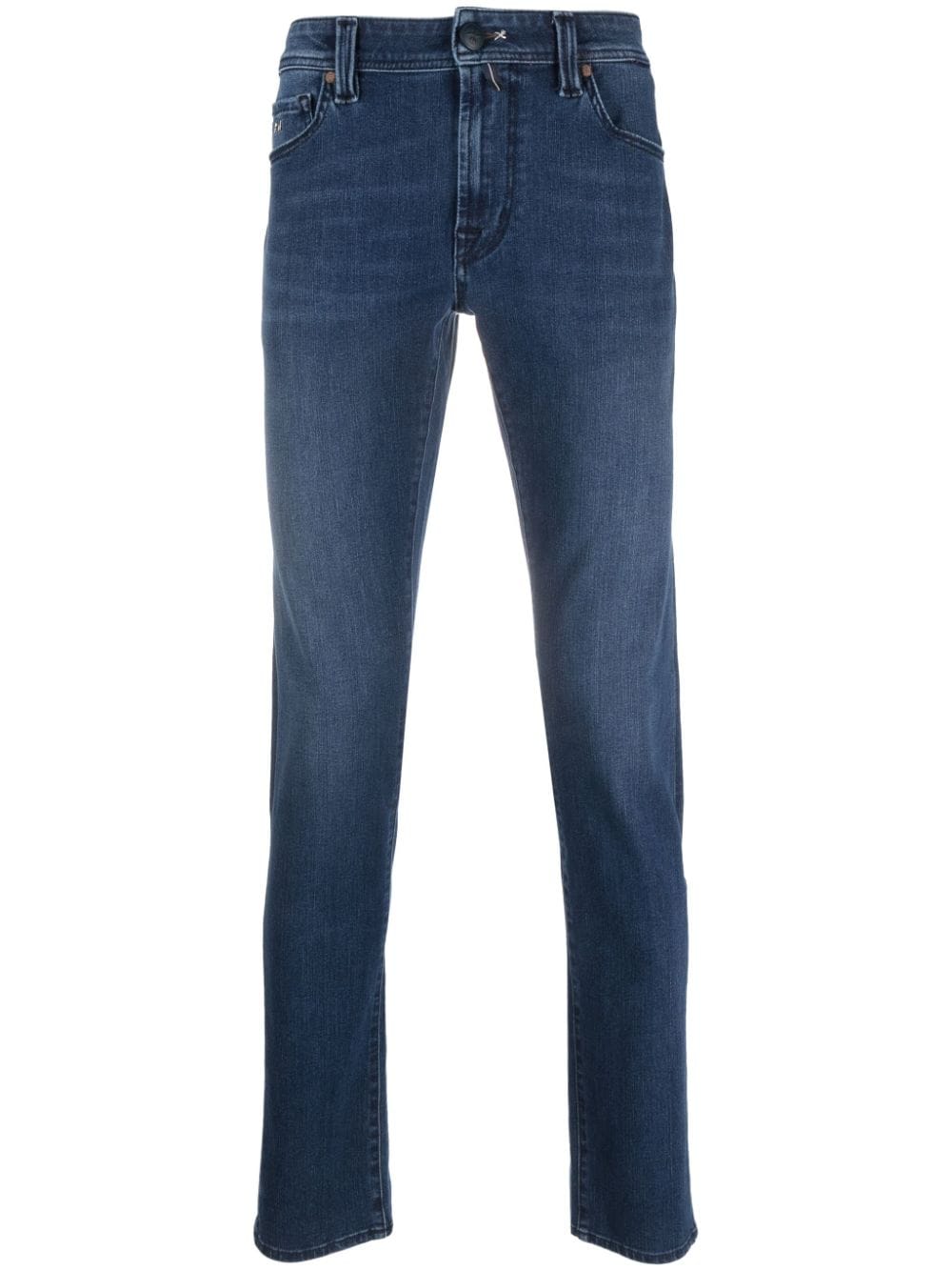 Sartoria Tramarossa Halbhohe Leonardo Straight-Leg-Jeans - Blau von Sartoria Tramarossa