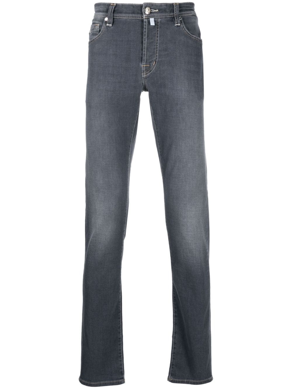 Sartoria Tramarossa Straight-Leg-Jeans mit Kontrastnähten - Blau von Sartoria Tramarossa