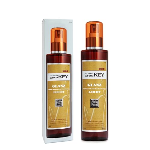 SARYNA KEY Damage Repair LIGHT Spray Gloss Brillant – Glanzspray für feines, dünnes & brüchiges Haar mit Sheabutter & B5-Komplex – Farbschutz & Volumen, 250ml von Saryna Key