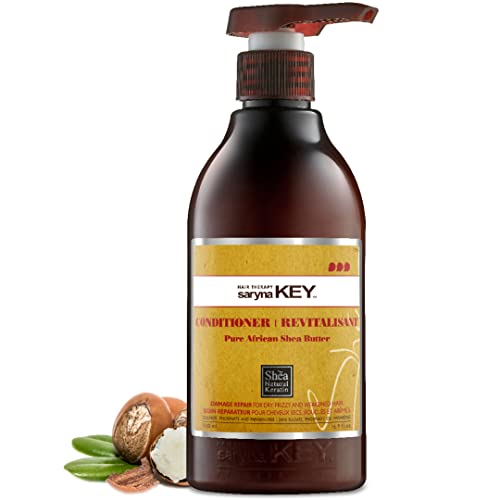Saryna Key Damage Repair Conditioner – Mit reiner afrikanischer Sheabutter – Feuchtigkeitsspendende Pflege für trockenes, frizziges & geschädigtes Haar – 500ml – Für Männer & Frauen von Saryna Key