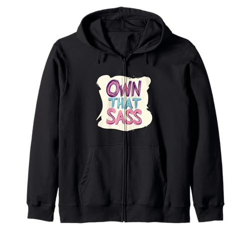 Own That Sass Speech Kostüm für Jungen und Mädchen Kapuzenjacke Own That Sass Speech Kostüm für Jungen und Mädchen Kapuzenjacke von Sass Outfit