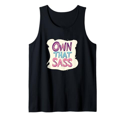 Own That Sass Speech Kostüm für Jungen und Mädchen Tank Top Own That Sass Speech Kostüm für Jungen und Mädchen Tank Top von Sass Outfit