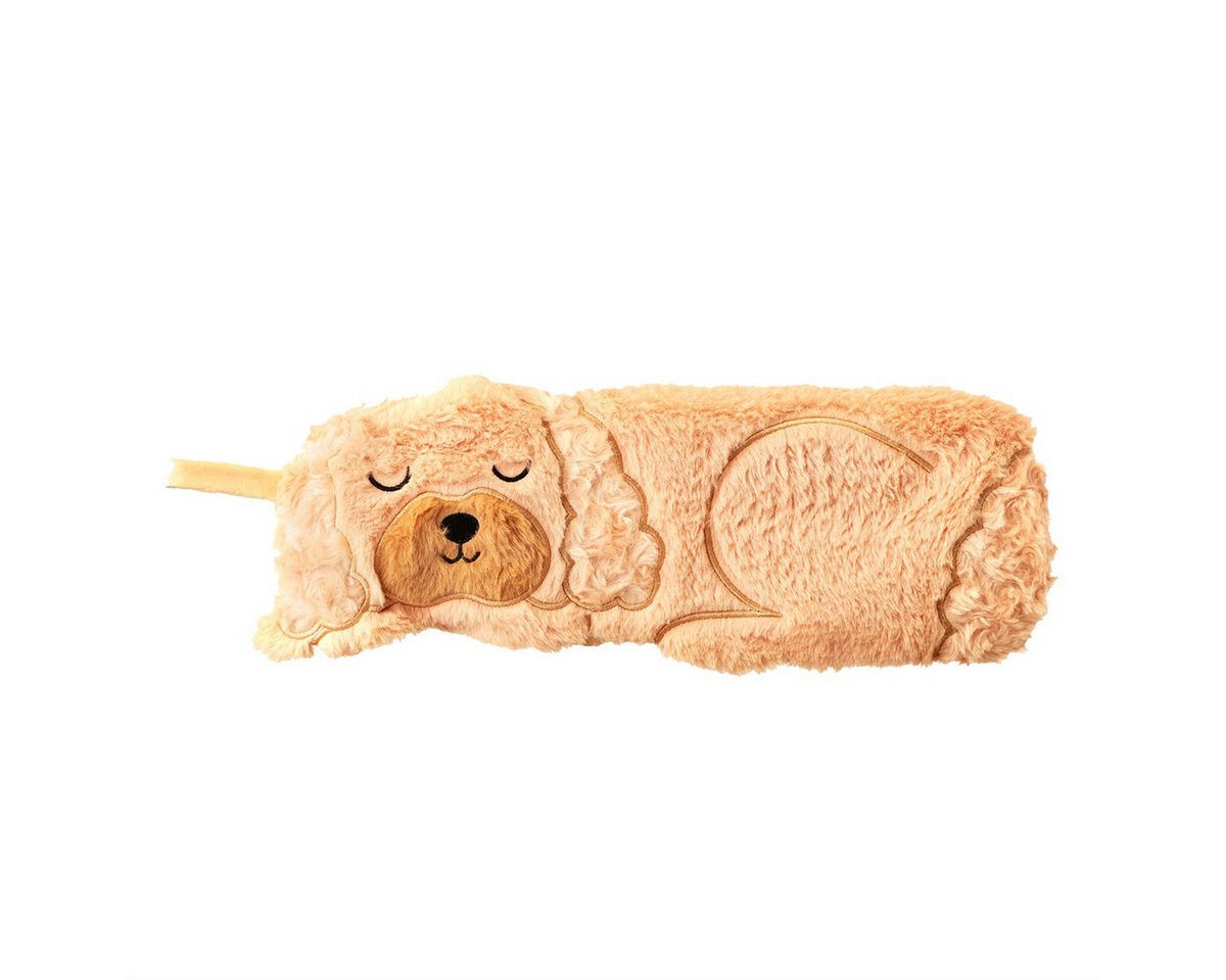 Sass & Belle Wärmflasche Cockapoo, (Bezug beige, Cocker Spaniel, Pudel, Bettflasche, 2-tlg., Größe: ca. 20 x 30 cm), mit gemütlichen Vibes, perfekt für abendliches Kuscheln von Sass & Belle