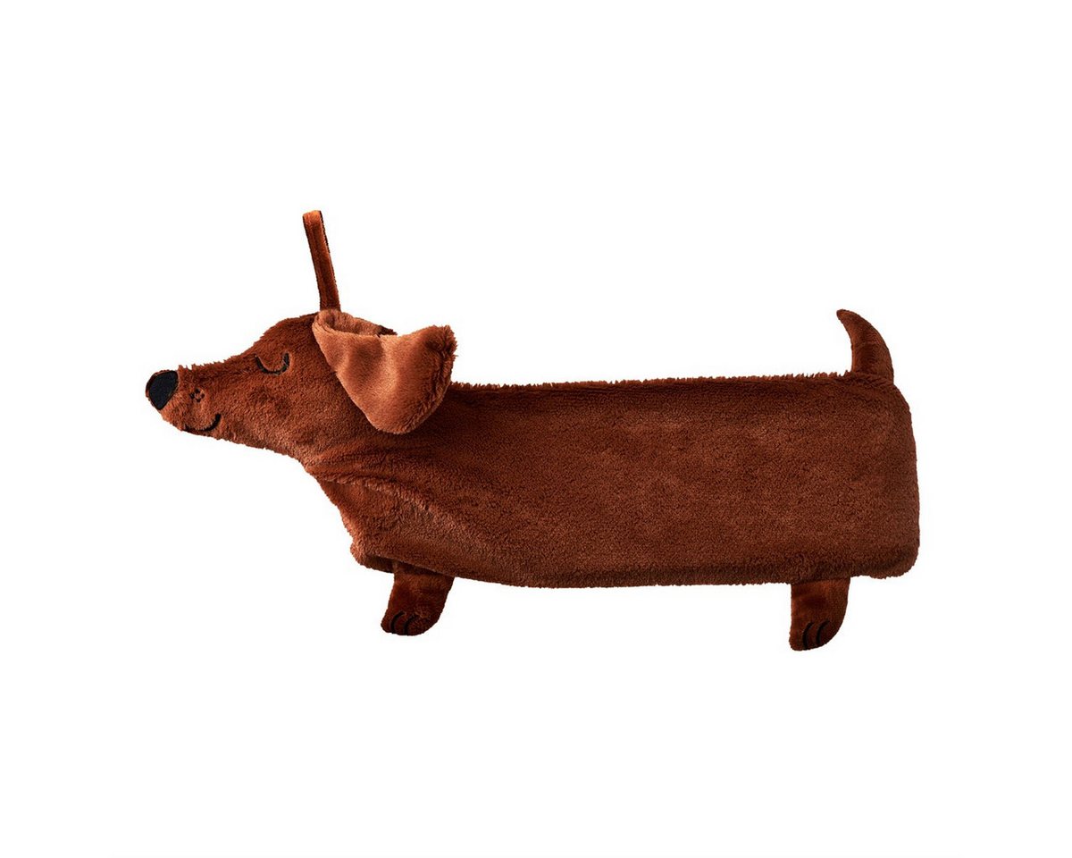 Sass & Belle Wärmflasche Dackel, (Bezug braun, Dachshund, Bettflasche, 2-tlg., ca. 43 x 17 cm), mit gemütlichen Vibes, perfekt für abendliches Kuscheln von Sass & Belle