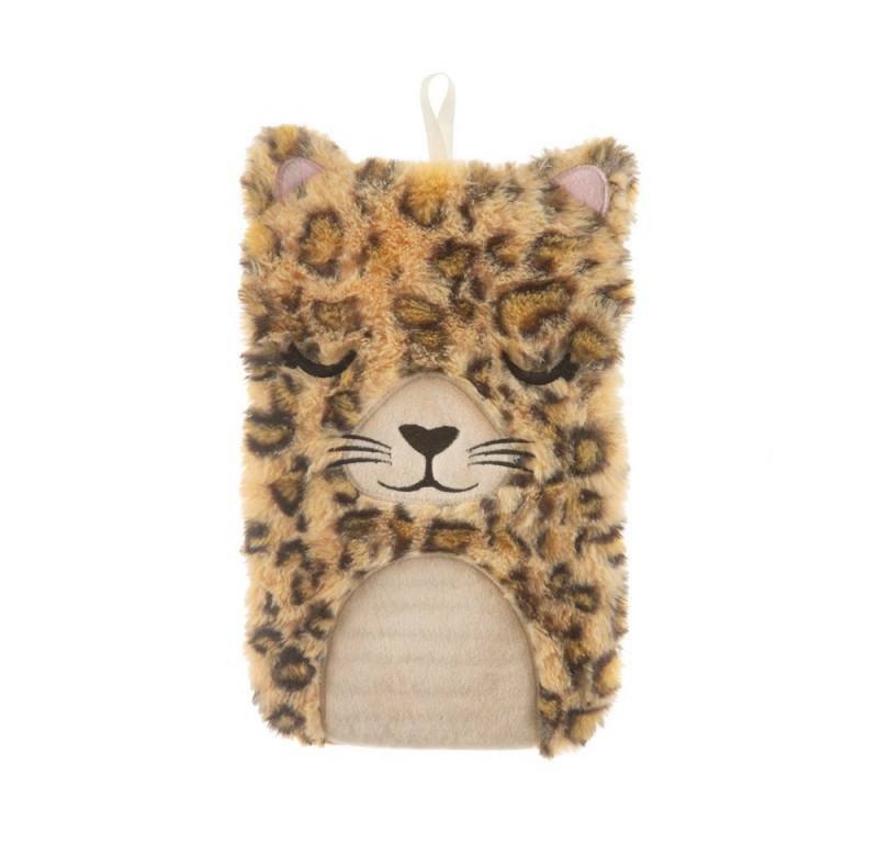 Sass & Belle Wärmflasche Leopard, (Bettflasche, ca. 20 x 30 cm, 1-tlg., Raubkatze, in Honig- und Sandtönen), perfekt für abendliches Kuscheln von Sass & Belle