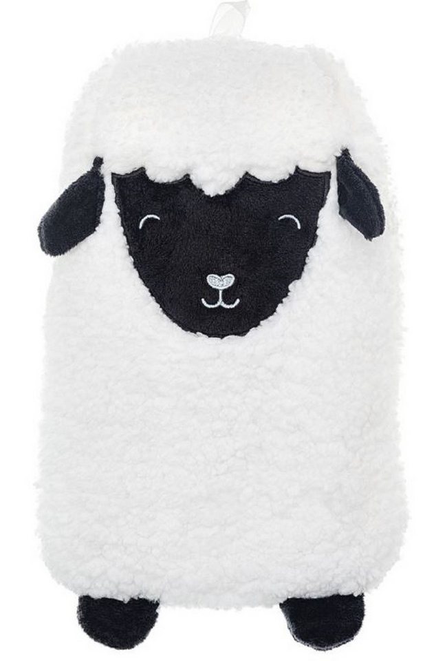 Sass & Belle Wärmflasche Schaf, (Bezug, Bettflasche, 2-tlg., ca. 18 x 33 cm), mit tierischen Vibes, perfekt für abendliches Kuscheln von Sass & Belle