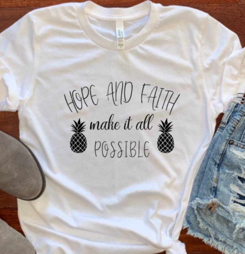 Hope & Faith Machen Es Möglich Ivf-Shirt von SassWithClassCo
