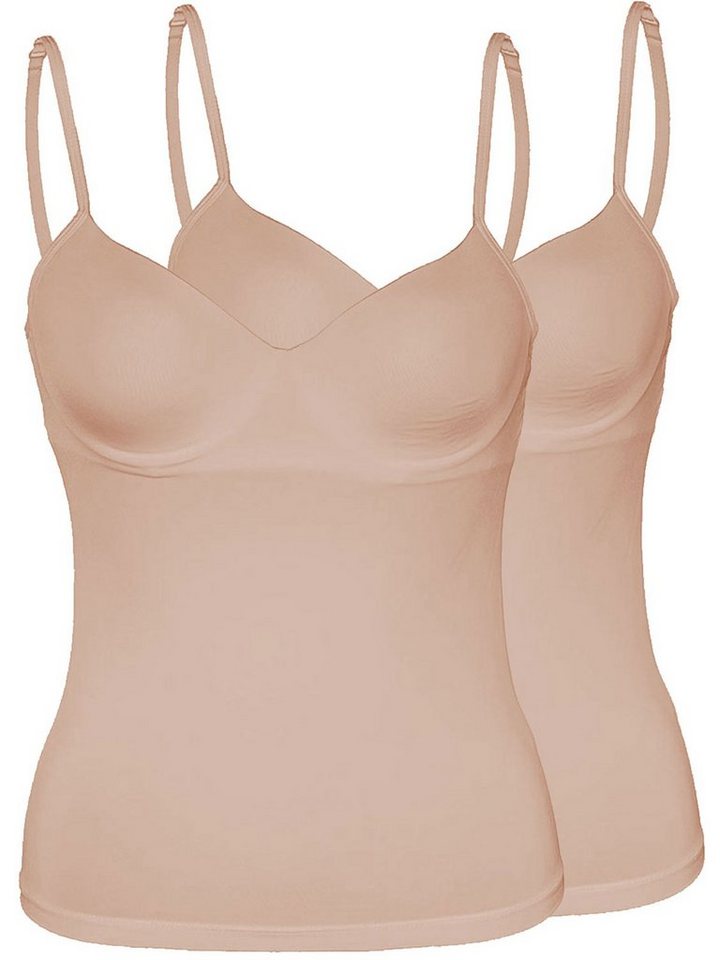 Sassa BH-Hemd 2er Sparpack BH-Hemdchen mit Bügel CLASSIC MICRO (Spar-Set, 2-tlg) extra flache Nähte von Sassa