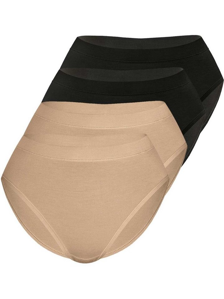 Sassa Bikinislip 4er Sparpack Slip Mini LOVELY SKIN (Spar-Set, 4-St) Zwickel von Sassa