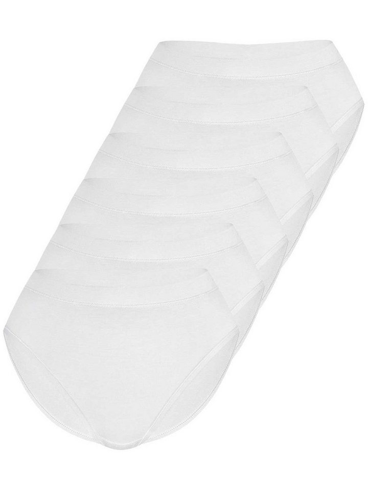 Sassa Bikinislip 6er Sparpack Slip Mini LOVELY SKIN (Spar-Set, 6-St) Zwickel von Sassa