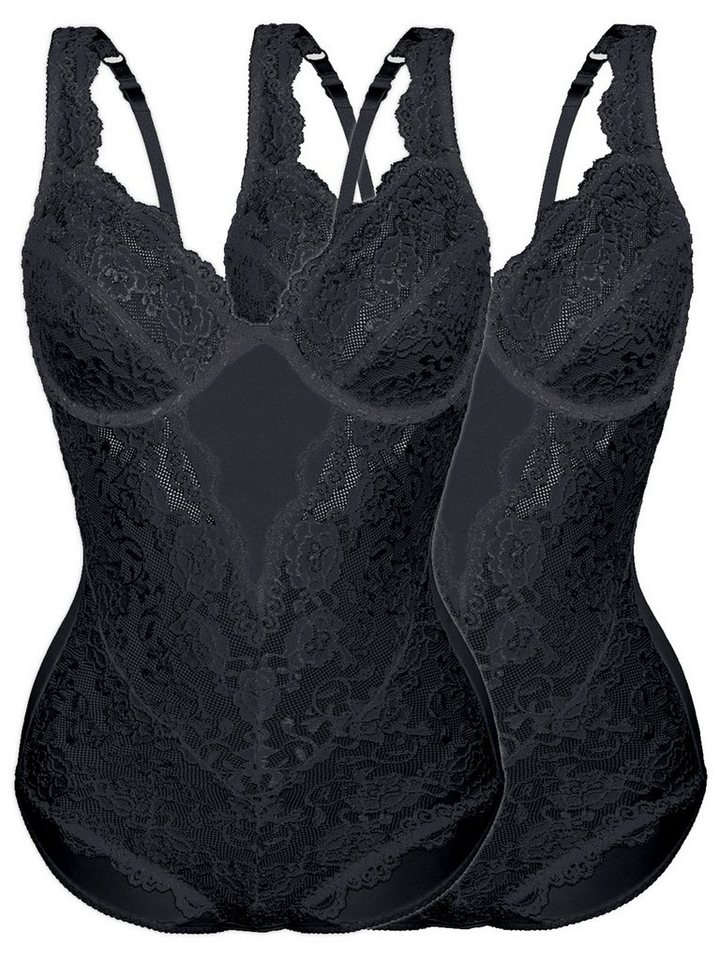 Sassa Body 2er Sparpack Body mit Bügel CLASSIC LACE (Spar-Set, 2-tlg) formendes Vorderfutter von Sassa