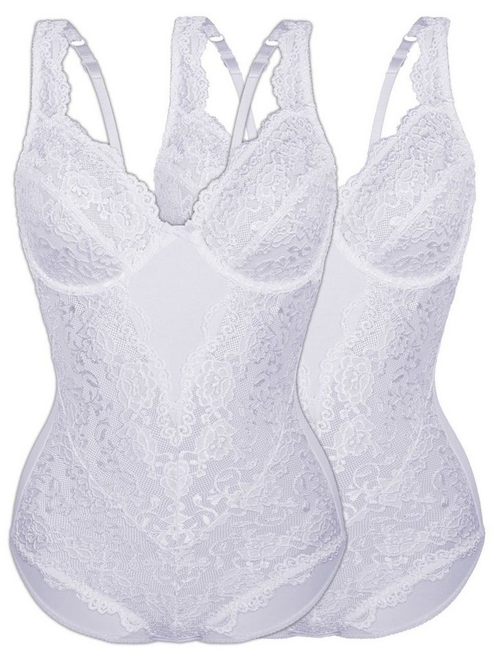 Sassa Body 2er Sparpack Body mit Bügel CLASSIC LACE (Spar-Set, 2-tlg) formendes Vorderfutter von Sassa
