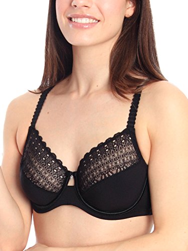 Sassa Damen BH Bügel 24790, Einfarbig, Gr. 75B, Schwarz (Schwarz 00500) von Sassa