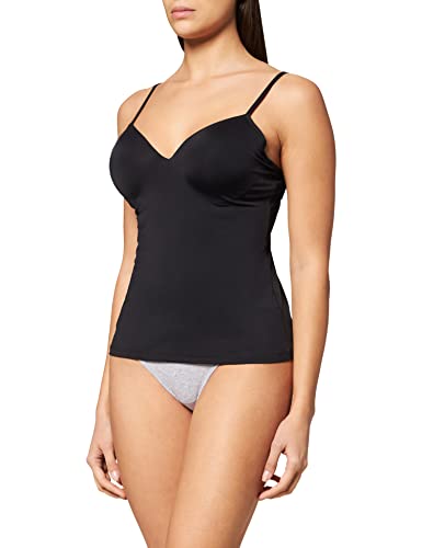 Sassa Damen BH-Shirt m. Einlage vorgeformt Unterhemd, Schwarz (Schwarz 00500), (Herstellergröße:75C) von Sassa