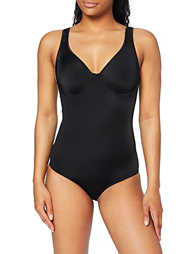 Sassa Damen Formender Body doppelt vorgeformt 00903, Einfarbig, Gr. 75C, Schwarz (Schwarz 00500) von Sassa