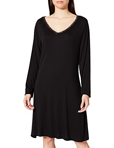 Sassa Damen Nachthemd, Schwarz (Black 500), 42 von Sassa
