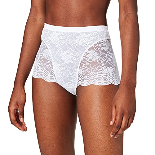 Sassa Damen Spitzenpant Panties, Weiß (weiß 00100), 44 (Herstellergröße: 85) von Sassa