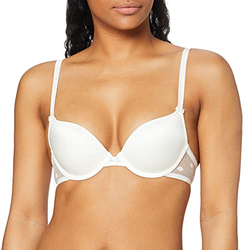 Sassa Damen Push-Up Bügel vorgeformt BH, Weiß (Elfenbein 314), 90A von Sassa