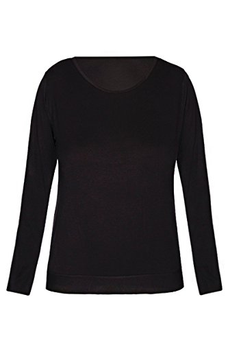 Sassa Damen Shirt Schlafanzugoberteil, Schwarz (Black 500), 40 von Sassa