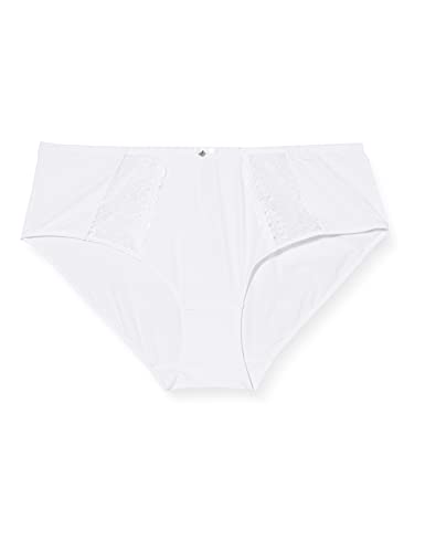 Sassa Damen Slip 47889, Einfarbig, Gr. 38, Weiß (Weiß 00100) von Sassa