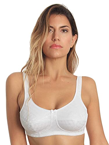 Sassa Damen Soft BH, Weiß (Weiß 100), 90E von Sassa