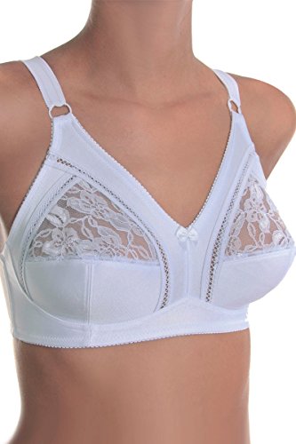 Sassa Damen Soft Funktion BH, Weiß (Weiß 00100), (Herstellergröße:90D) von Sassa