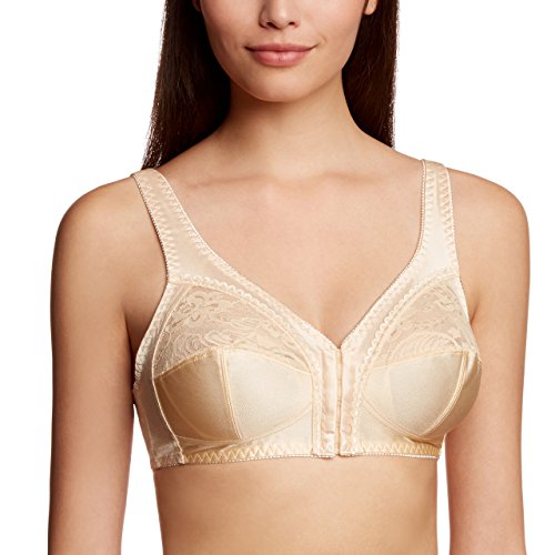 Sassa Damen Soft Vorderverschluß BH, Elfenbein (Haut 00400), (Herstellergröße:85B) von Sassa