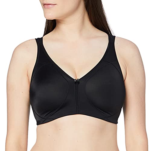 Sassa Damen Soft doppelt vorgeformt BH, Schwarz (Schwarz 00500), (Herstellergröße:95C) von Sassa
