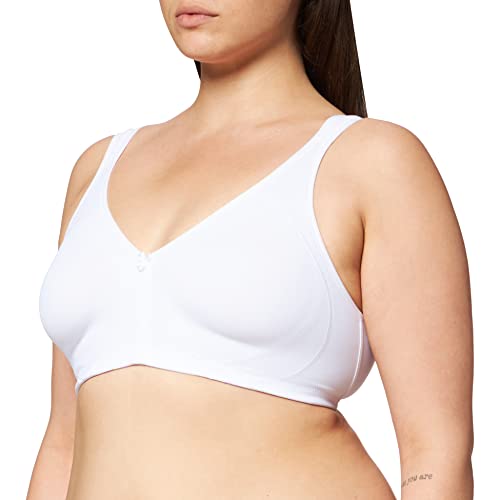 Sassa Damen Soft doppelt vorgeformt BH, Weiß (Weiß 00100), (Herstellergröße:75D) von Sassa