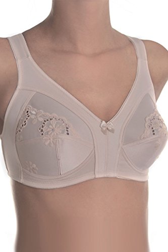 Sassa Damen Soft Funktion BH, Weiß (Puder 00400), (Herstellergröße:110D) von Sassa