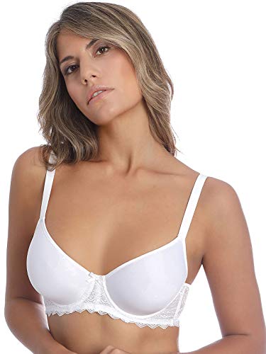 Sassa Damen Spacer Geformter BH, Weiß, 85C von Sassa