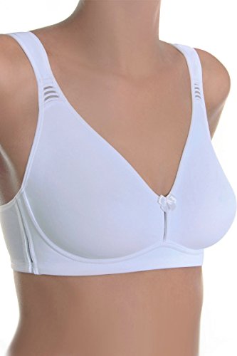 Sassa Damen Sport-BH vorgeformt, Weiss, 75B (Herstellergröße:75B) von Sassa