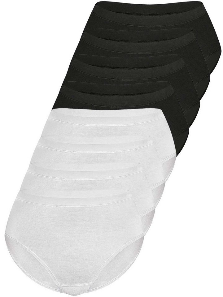 Sassa Hüftslip 8er Sparpack Slip Midi LOVELY SKIN (Spar-Set, 8-St) Zwickel von Sassa