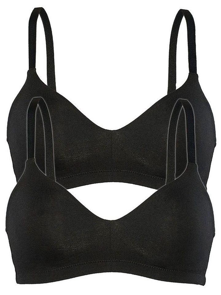 Sassa Set: Soft-BH 2er Sparpack Baumwoll-Soft-BH (Spar-Set, 2-tlg) - von Sassa
