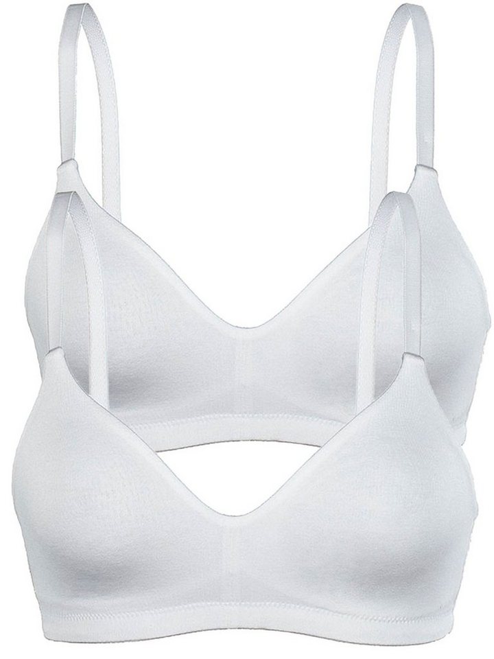 Sassa Set: Soft-BH 2er Sparpack Baumwoll-Soft-BH (Spar-Set, 2-tlg) - von Sassa