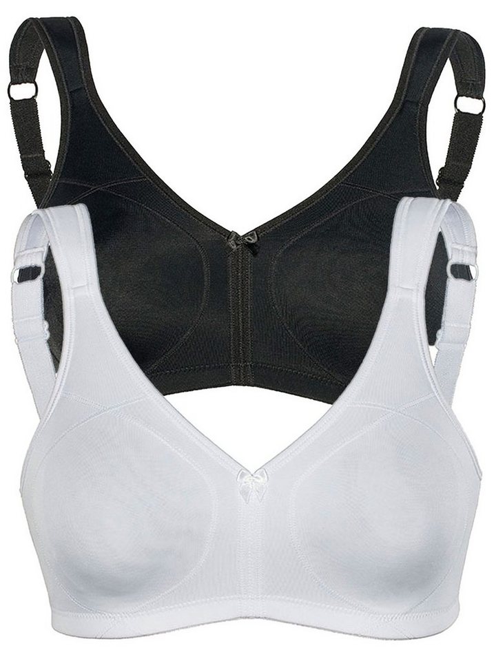 Sassa Set: Sport-BH 2er Sparpack Sport-BH ohne Bügel SPORTS BRAS (Spar-Set, 2-tlg) Stützfunktion von Sassa