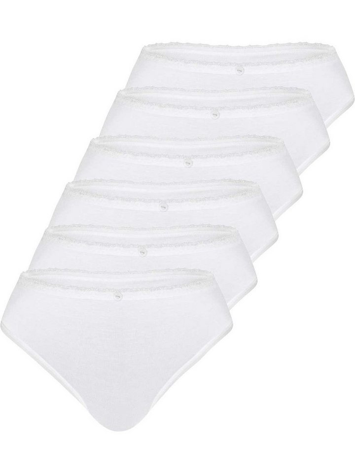 Sassa Slip 6er Sparpack String STRIPE RANGE (Spar-Set, 6-St) Zwickel von Sassa