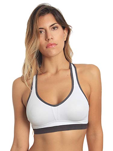 Sassa Sport BH Sports Bras 10864 Gr. 75 C in White von Sassa