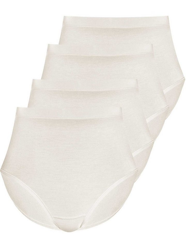 Sassa Taillenslip 4er Sparpack Slip Maxi LOVELY SKIN (Spar-Set, 4-St) Zwickel von Sassa