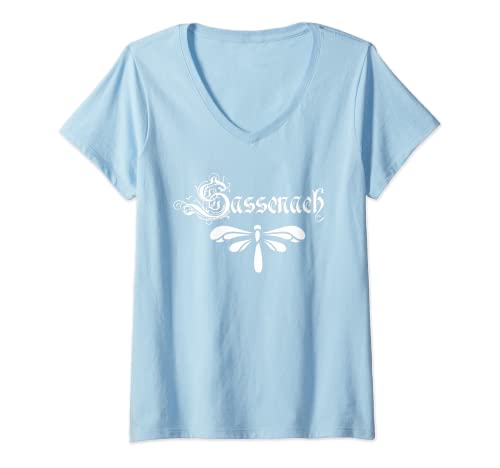 Damen Sassenach Dragonfly Outlander Englisches schottisches T-Shirt T-Shirt mit V-Ausschnitt Damen Sassenach Dragonfly Outlander Englisches schottisches T-Shirt T-Shirt mit V-Ausschnitt von Sassenach Dragonfly Gaelic English Scottish Tees