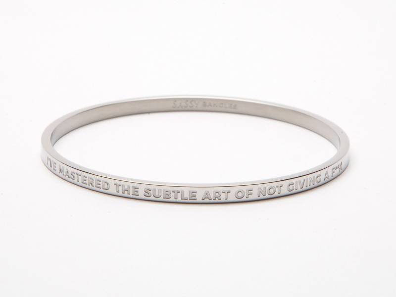 Ich Beherrsche Die Kunst Des Scheiterns. Inspirierender Silberarmreif Mit Schönen Zitaten Fürs Leben Graviert Ich Beherrsche Die Kunst Des Scheiterns. Inspirierender Silberarmreif Mit Schönen Zitaten Fürs Leben Graviert von SassyBangles