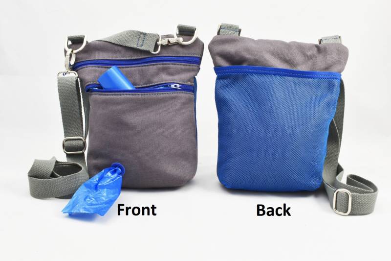 Cross Body Dog Walking Bag Leckerlibeutel Im Freien Mit Integriertem Taschenspender Für Spielzeug Kibble-Leckerlis - Geschenk Neue Cross Body Dog Walking Bag Leckerlibeutel Im Freien Mit Integriertem Taschenspender Für Spielzeug Kibble-Leckerlis - Geschenk Neue von SassyDogFashions