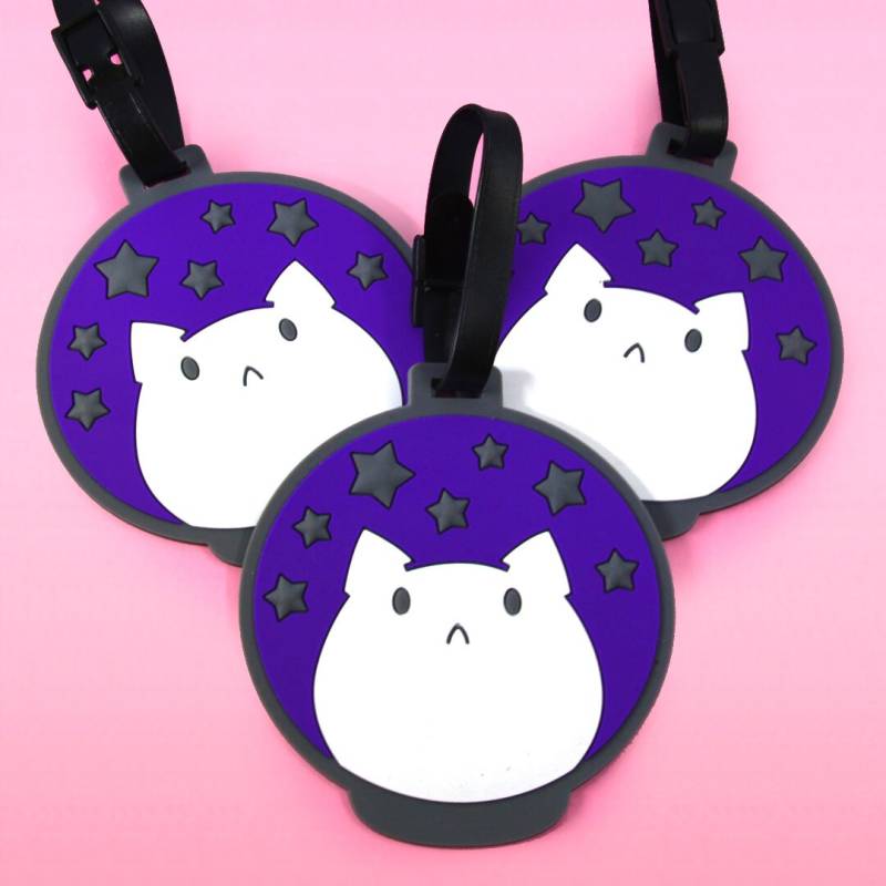 Astronaut Katze Astrocat Im Weltraum Niedliche Pvc Gepäck Gepäckanhänger von SassyKittyPins